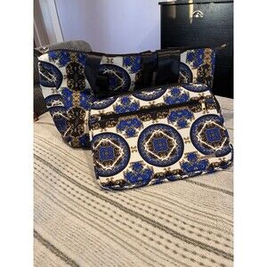 ALICE + OLIVIA  Duffle Weekender + Laptop Regal Romance Sapphire FabFitFun Bags